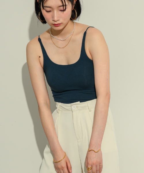 NEUNA（ヌナ） キャミソール カップ付きキャミソールトップス