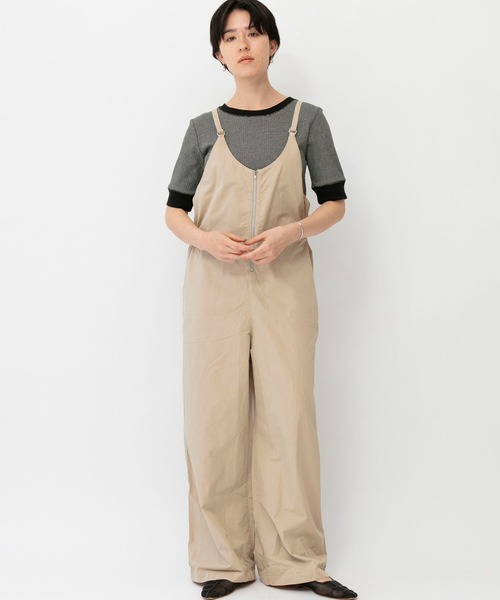 Johnbull（ジョンブル） オールインワン コットンリネンカルゼジップ