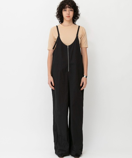 Johnbull（ジョンブル） オールインワン コットンリネンカルゼジップ