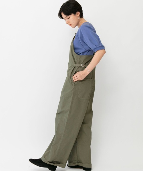 Johnbull（ジョンブル） オールインワン コットンリネンカルゼジップ