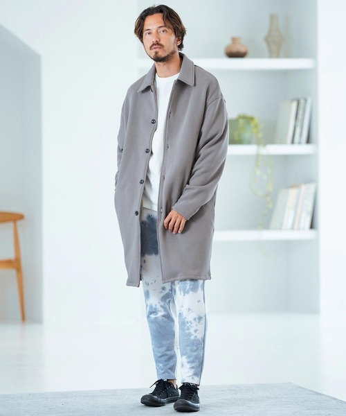 Magine（マージン） ステンカラーコート コート mj10054-Back Brushed
