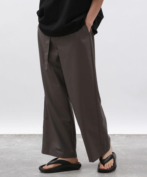 茶々 サイズ2 LAKOLE（ラコレ） パンツ スムースTRベルトワイド / 129338 メンズ