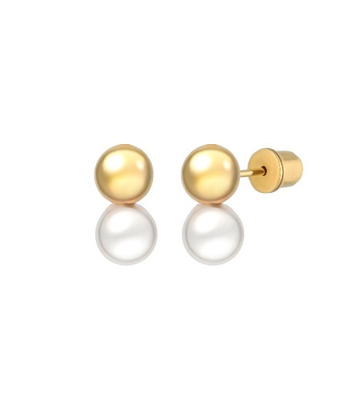 ピアス　No.685 PETITE ORIGINAL ORB ピアス(ゴールド系)（メンズ）（1250952314