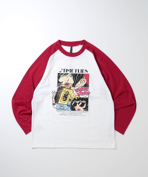 FLATHEAD ラグランスリーブカットソー 40 ラグラン 七分袖 Tシャツ FN-TSRB-002 | THE FLAT HEAD
