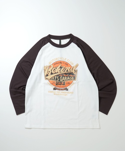 価格は安く Starting Over tシャツ oversize raglan sleeve print long T トップス