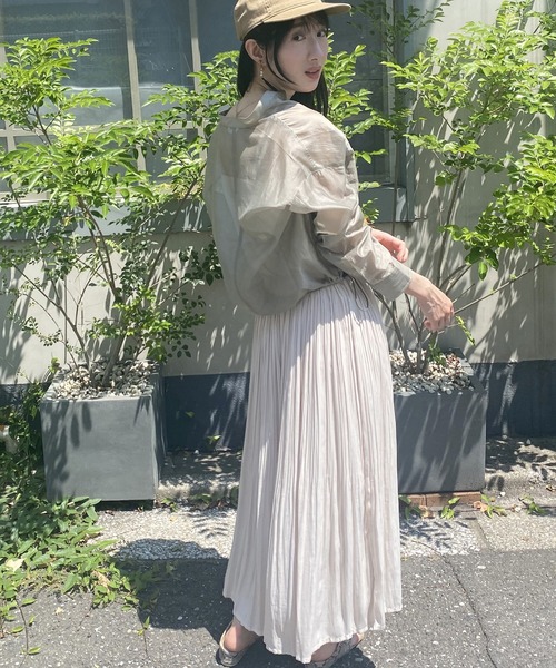 NICOLE white（ニコルホワイト） ブルゾン アウター シアーブルゾン