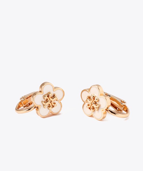 ★あるひ様★【TORY BURCH】 キラ エナメル フラワー スタッズ ピアス キラ エナメル フラワー スタッズ ピアス（ピアス（両耳用