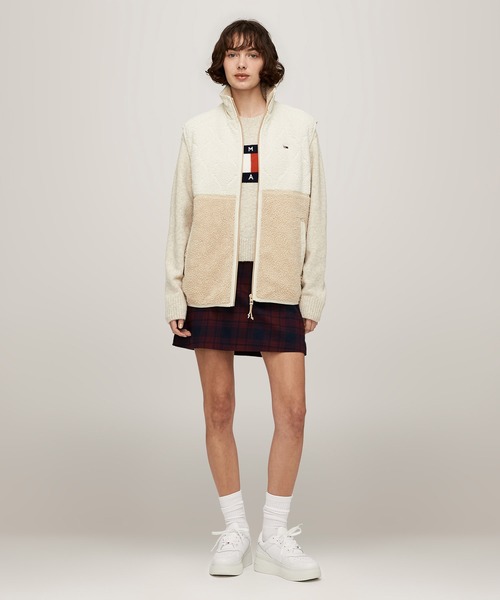 TOMMY HILFIGER ベスト ジレ テディエッセンシャルベスト メンズ TOMMY HILFIGER ベスト ジレ テディエッセンシャルベスト メンズ