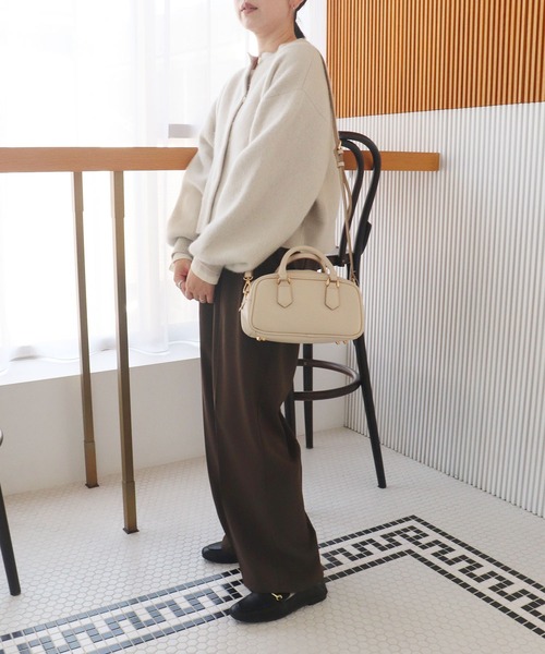 MIAN ボストンバッグ スクエアミニボストンバッグ レディース