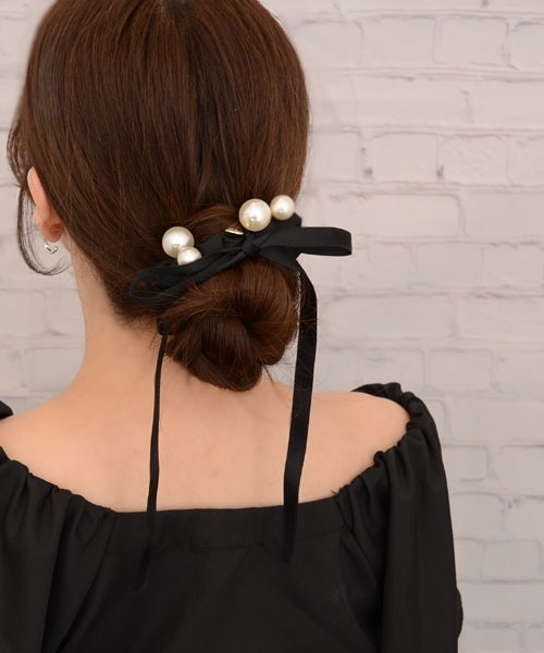 ANEMONE ヘアゴム ラメ×ツイストデザインヘアゴム「3本セット