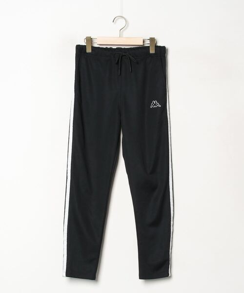 Kappa（カッパ） ジャージパンツ S ブラック×グリーン メンズ 