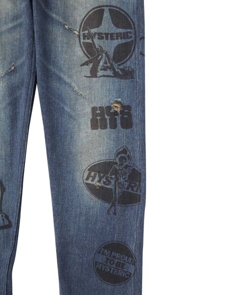 HYSTERIC GLAMOUR スウェットパンツ ジャージ SUPER HYS柄