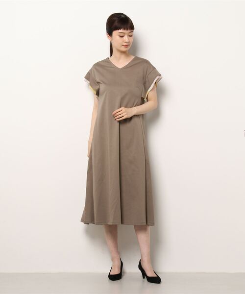 BLUE LABEL CRESTBRIDGE 半袖ワンピース 38 BLUE LABEL CRESTBRIDGE 「BLUE CRESTBRIDGE」 半袖ワンピース