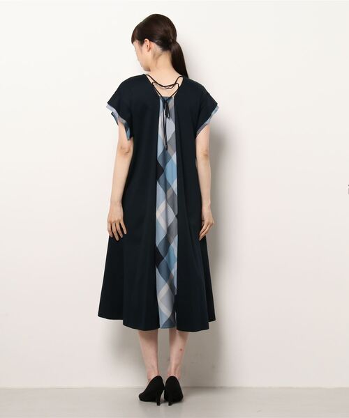 BLUE LABEL CRESTBRIDGE 半袖ワンピース 38 BLUE LABEL CRESTBRIDGE 「BLUE CRESTBRIDGE」 半袖ワンピース