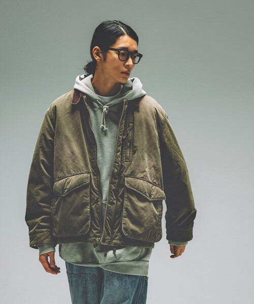 最終SALE！フリークスストア ブルゾン　襟コーデュロイ　黒　ブラック　M FREAK'S STORE ブルゾン アウター FREAK'S STORE/フリークス