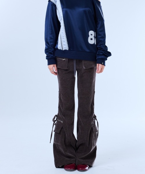 パンツ LUV IS TRUE BOOTSCUT POCKET CARGO PANTS LUVISTRUE カーゴパンツ FS BOOTSCUT POCKET CARGO PANTS レディース