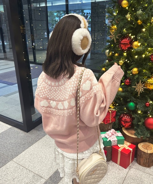 apres jour（アプレジュール） ニット セーター ハートノルディック