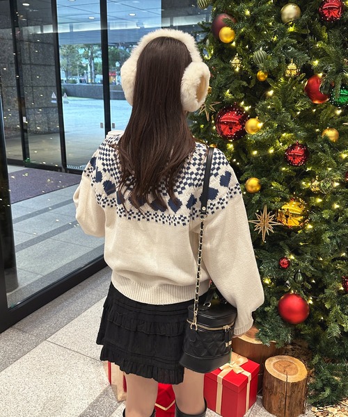 apres jour（アプレジュール） ニット セーター ハートノルディック