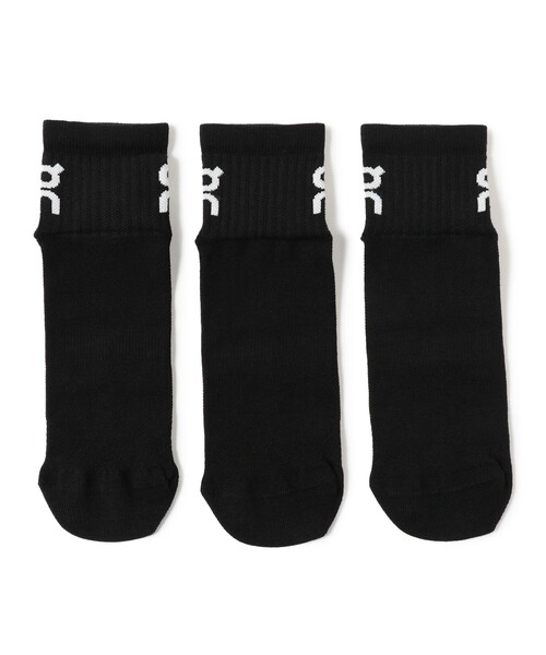 On 靴下 / Logo Sock Mid 3P メンズ : ZOZOTOWN Yahoo!店 - 通販