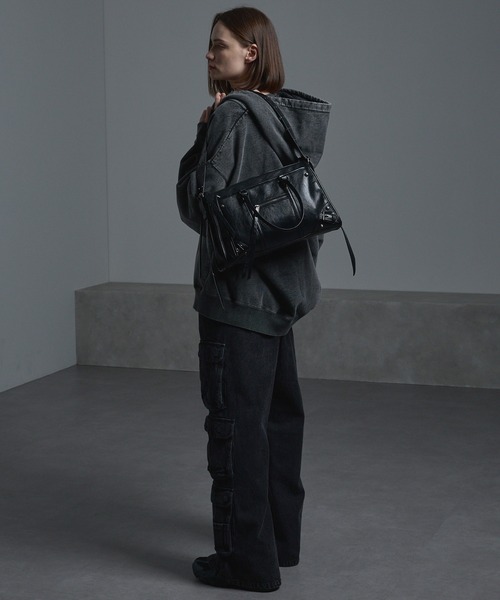 スタッズショルダーバッグ archive grunge DIESEL archive metal logo ショルダーバッグ Y2K ① バッグ