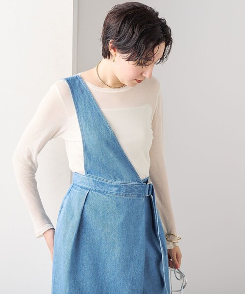 Rie Miller（リエミラー） ワンピース 「RM denim」ワンショルダー