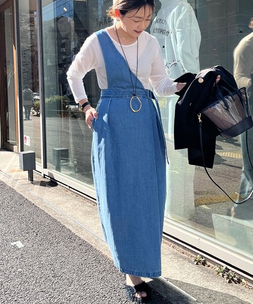 Rie Miller（リエミラー） ワンピース 「RM denim」ワンショルダー