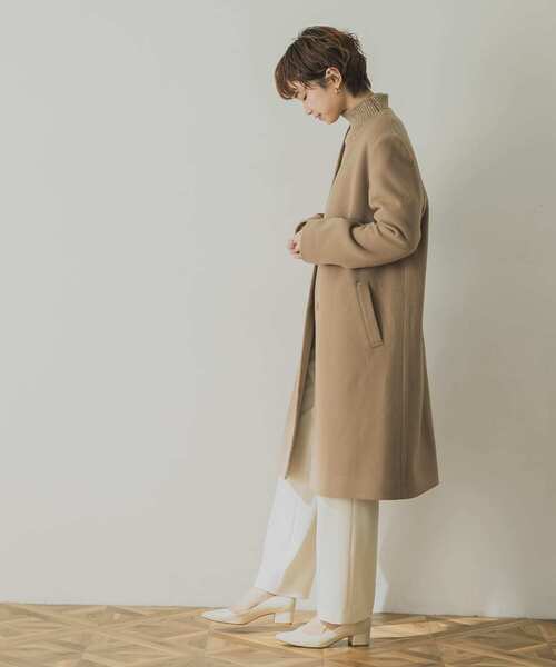 URBAN RESEARCH（アーバンリサーチ） ノーカラーコート 36 パープル