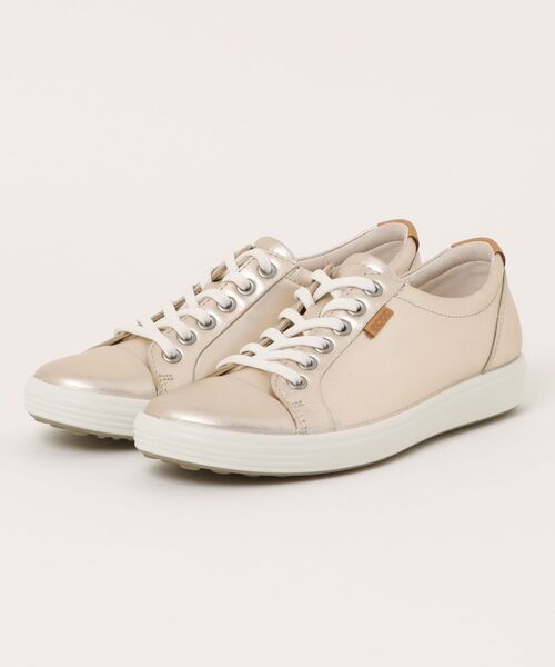 美品　ECCO レディーススニーカー ecco（エコー） スニーカー ソフト 7 本革 レディース カジュアル