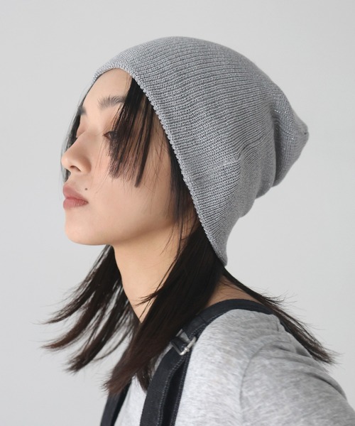 HERMES ホワイトラメニット帽 ビーニー HERMES ホワイトラメニット帽 ビーニー ホワイト（白）系 HERMES