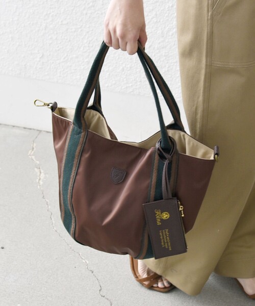 Folna トートバッグ 「SHIPS any別注」Folna: 2WAY ライン