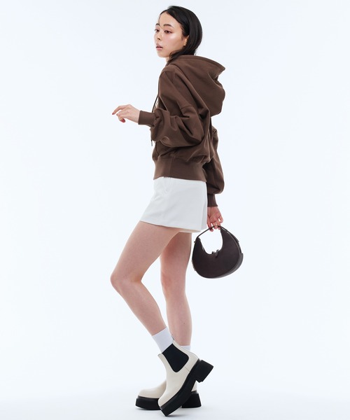 パーカー 「Narcissus」クロップドロゴパーカー レディース Narcissus パーカー 「Narcissus」クロップドロゴパーカー