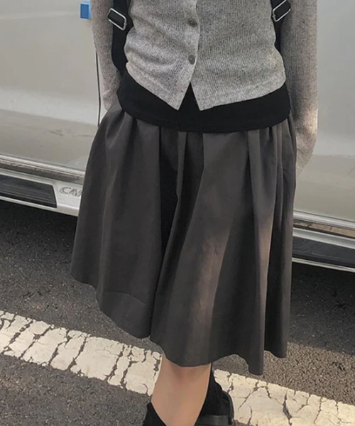 スカート A-line Medium Long Skirt / Aラインミディアムロング
