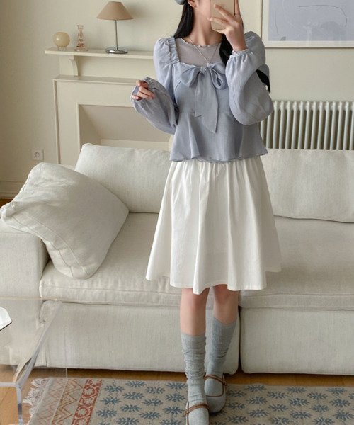 スカート A-line Medium Long Skirt / Aラインミディアムロング