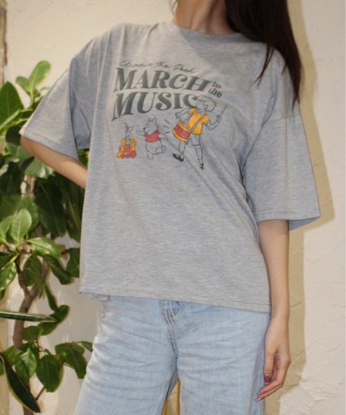 Disney tシャツ 「DISNEY/ディズニー」天竺 WIDEシルエット