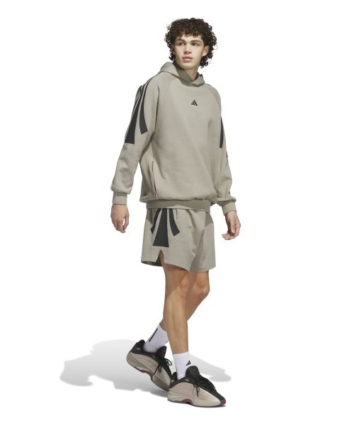 adidas パーカー BASKETBALL SPACER HOODY（アディダス