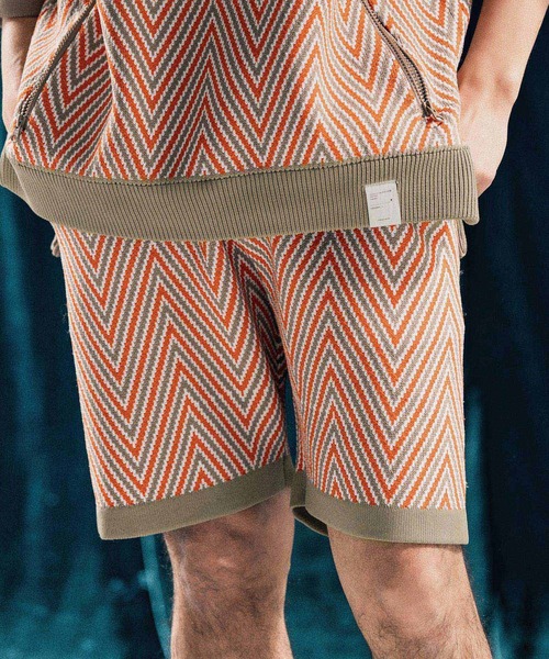 ANGENEHM（アンゲネーム） パンツ mp13342-Airy yarn wide herringbone