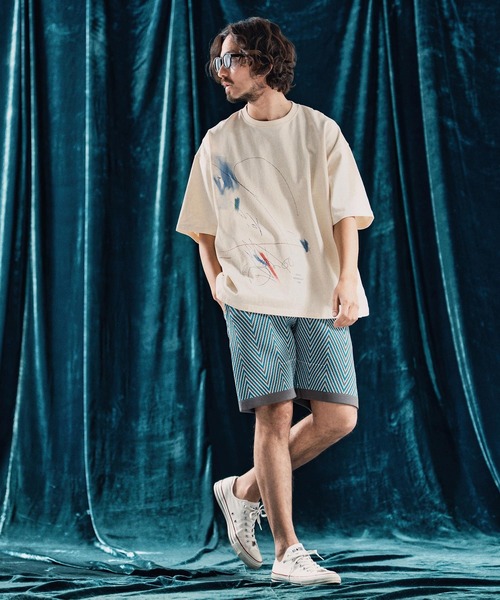 新品未使用タグ付 BRIEFING リラックス ニット ボア　ショートパンツ L ANGENEHM（アンゲネーム） パンツ mp13342-Airy yarn wide herringbone
