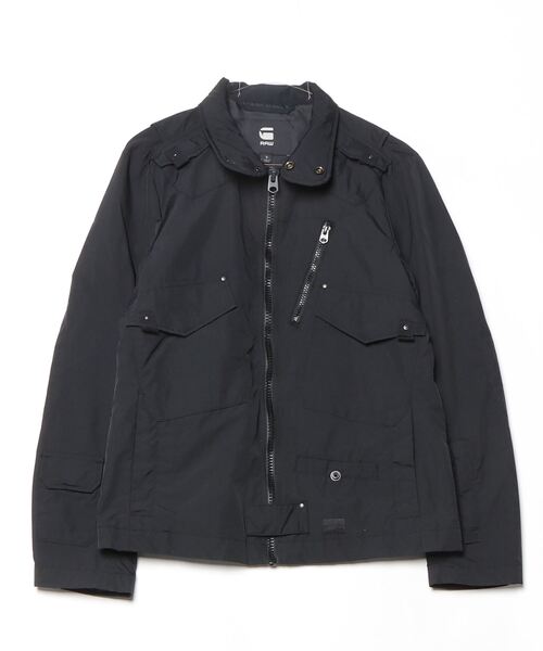 G-STAR  RAW ジップアップジャケット　ブラック G-STAR RAW 「G-STAR RAW」 ジップアップブルゾン SMALL