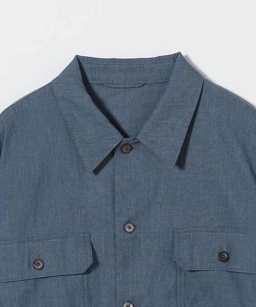 UNITED ARROWS シャツ ボイル シャンブレー ユーティリティ
