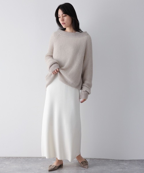 「Chaos」 ニットワンピース FREE チャコール レディース_画像7