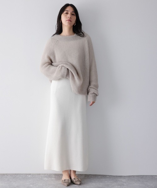 「Chaos」 ニットワンピース FREE チャコール レディース_画像8