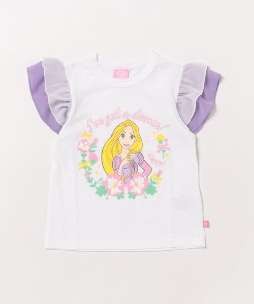 Disney tシャツ ディズニー プリンセス / フリルTシャツ 0325K