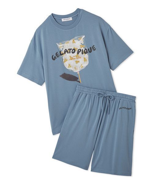 gelato pique パジャマ 「HOMME」「接触冷感」レーヨン夏祭り