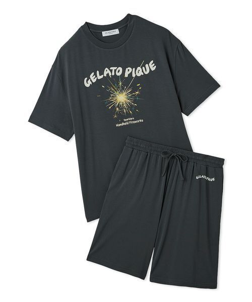 gelato pique パジャマ 「HOMME」「接触冷感」レーヨン夏祭り