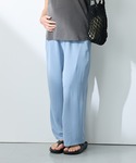 マタニティ 「接触冷感」リネンライク ワイドス...の詳細画像2