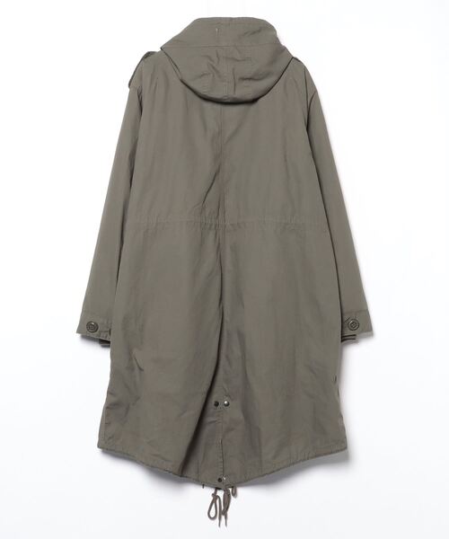 未使用】ヒューストンモッズコート オリーブ色 Sサイズ HOUSTON モッズ