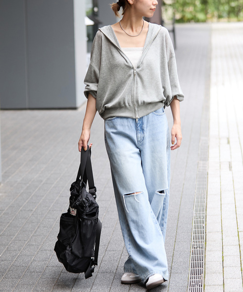 新品未使用JOURNAL STANDARD relume フーディー JOURNAL STANDARD relume パーカー 「WEB限定追加」シアー