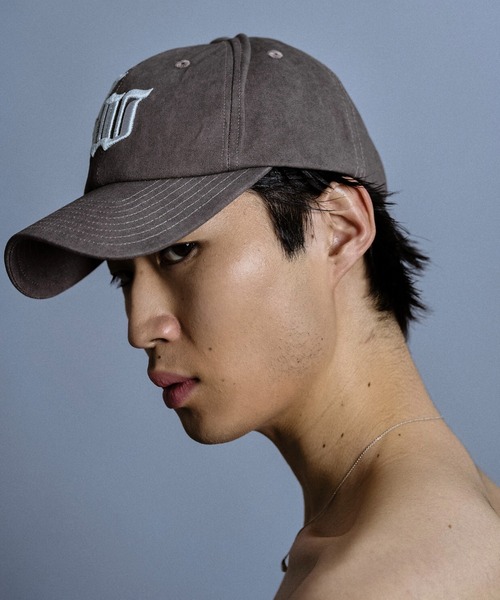 Camphor wood キャップ 帽子 faded logo baseball cap