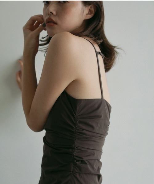 anuke ワンピース Backopen Shirring Onepiece : ZOZOTOWN Yahoo