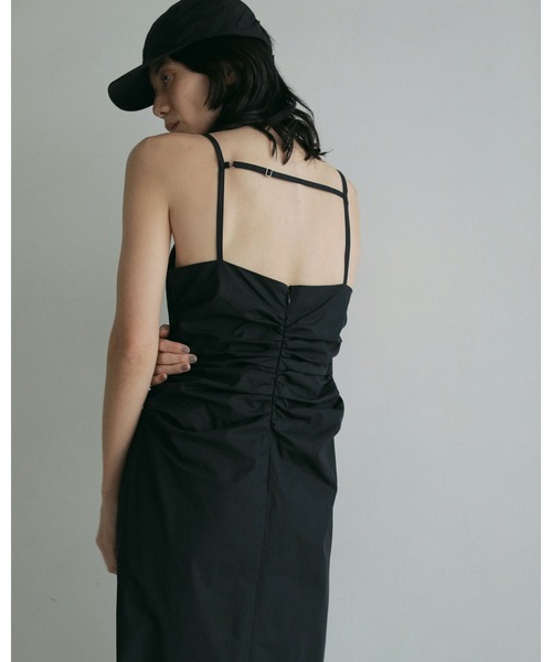 anuke ワンピース Backopen Shirring Onepiece : ZOZOTOWN Yahoo